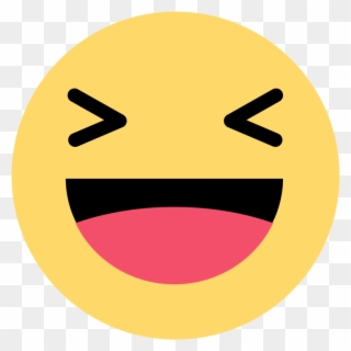 This Png File Is About Emoticons , Haha - Facebook Haha Emoji Png Clipart