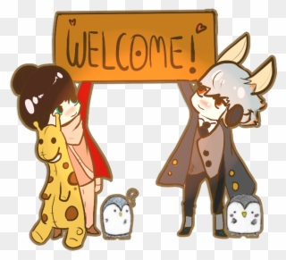 Anime Clipart Profile - Welcome Anime - Png Download