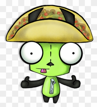Matrix Tacos Catering Clip Art Library Rh Clipart Library - Taco Gir Invader Zim - Png Download