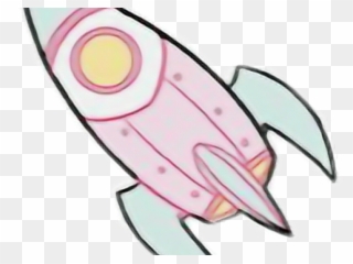 Spaceship Clipart Pastel - Pastel Cute Png Transparent Png