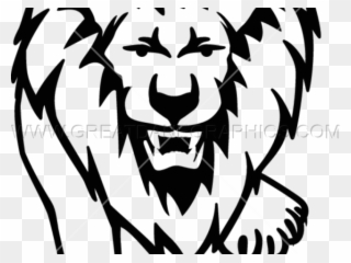 White Lion Clipart Lion Illustration - Illustration - Png Download