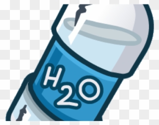 Water Bottle Clipart H20 - Water - Png Download