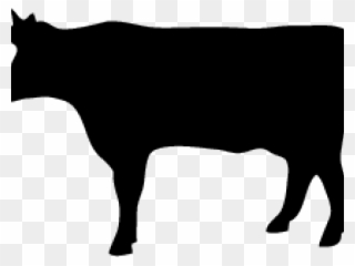 Cow Clipart Silhouette - Beef Cow Silhouette - Png Download