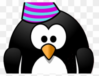 New Years Eve Clipart - Birthday Penguins - Png Download