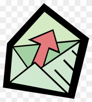 Letters Postcards And Parcels Vector Image Illustration - Envelope Clipart