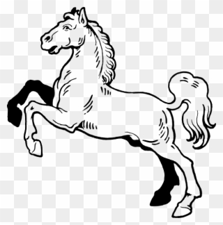 White Horse Clip Art At Clipart Library - White Horse Clipart - Png Download