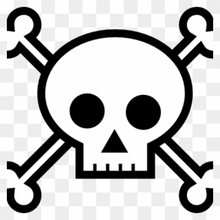 Download Skull And Crossbones For Pirates Clipart Skull - Skull And Cross Bones Transparent - Png Download