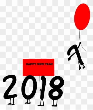 Happy New Year - Happy New Year 2018 Images Png Clipart