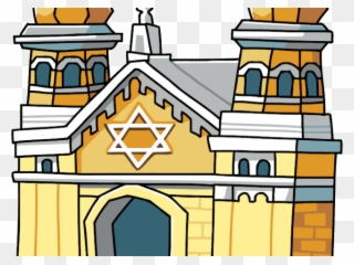 Temple Clipart Transparent - Synagogue Clipart - Png Download