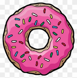 Tumblr Clipart, Clipart Images, Tumblr Transparents, - Simpsons Donut - Png Download