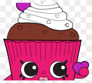 Red Velvet Cupcake Emoji Clipart