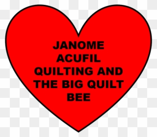 Putting Your Janome Embroidery Machine To Work - Heart Clipart
