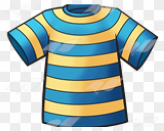 Tshirt Clipart Striped - Active Shirt - Png Download