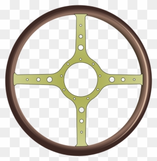 Classic Sport-type Steering Wheel - Circle Clipart