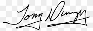 Clip Arts Related To - Signature Tony - Png Download