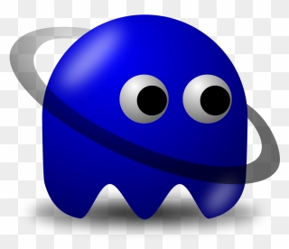 Pac-man World Ghosts Video Games - Pac Man Ghost Blue Clipart