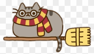 Report Abuse - Pusheen The Cat Harry Potter Clipart