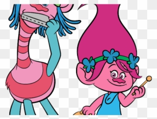 Poppy Clipart Troll - Cooper And Poppy Trolls - Png Download