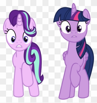 Png Royalty Free Download Glimmer Slightly Surprised - Mlp Starlight Glimmer Shocked Clipart