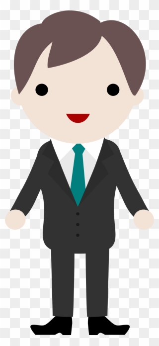 Big Image - Boy Suit And Tie Clipart - Png Download