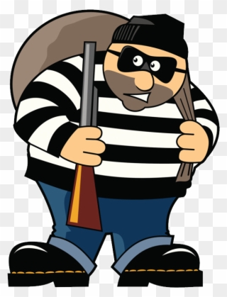 Thief, Robber Png - Cartoon Robber Clipart