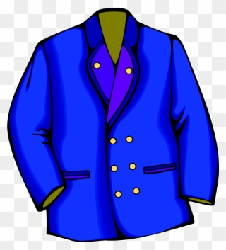 Blazer Coat Jacket Suit Clip Art Transprent - Blazer Clipart - Png Download