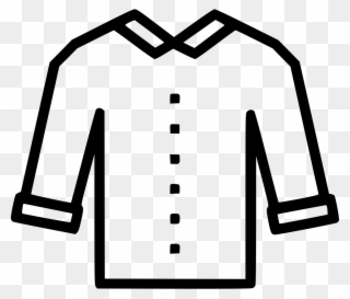Dress Shirt Clipart Svg - Men Fashion Icon Png Transparent Png