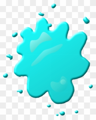 Image Result For Slime Clipart 9th Birthday, Slime, - Blob Of Green Paint - Png Download