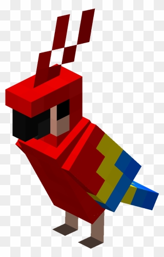 Official Minecraft Wiki - Minecraft Parrot Png Clipart