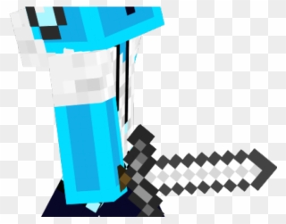 Minecraft Blue Slime Boy Skin Clipart