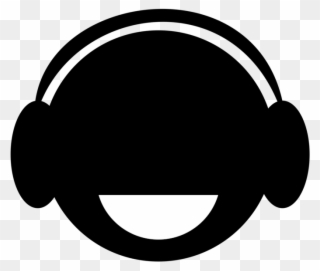 Music Listening Light Headphones Magnifying Glass - Music Clipart