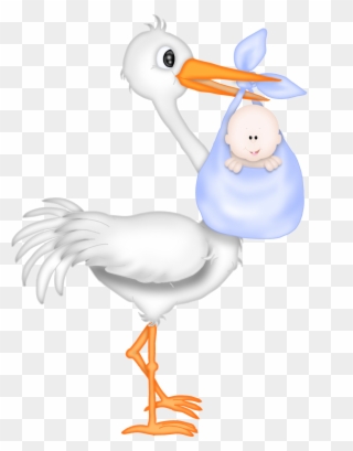 Does Your Have The Baby Shower Scratch - Baby Shower Stork Clipart
