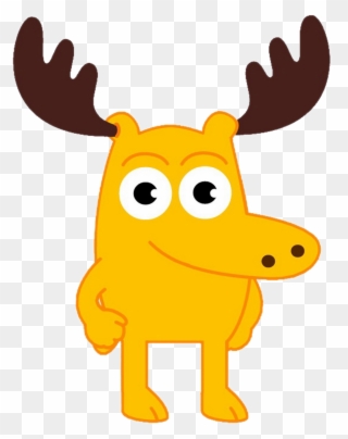 Cartoon Characters And Zee Merrick S Animal - Moose A Moose And Zee Clipart