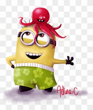 Minions Clipart Stuffed - Valentines Day Funny Minion - Png Download