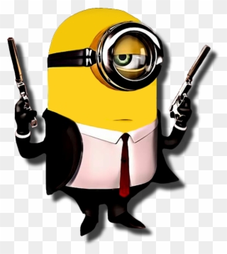 Agent Minions Know Your Meme - Minion Halloween Png Clipart