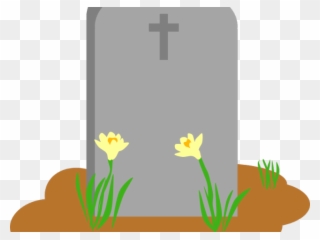 Gravestone Clipart Rip Cross - Cemetery Clipart - Png Download