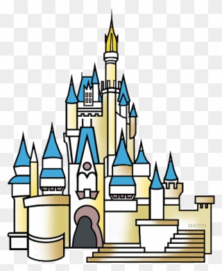 Disney Castle Clipart Gif - Png Download