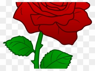 White Rose Clipart One White - Clip Art Of Rose - Png Download