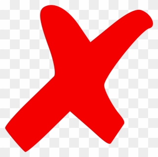 Constitutional Amendment X Another Attempt At Trashing - Red X Clipart