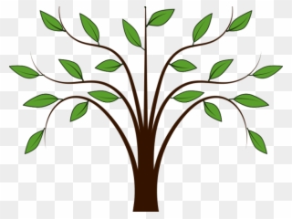 Heaven Clipart Mustard Tree - Simple Tree Clip Art - Png Download