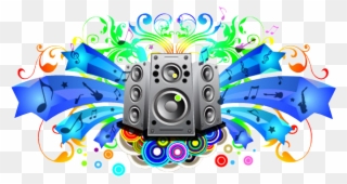 Music Brushes Effects ~ Lunafy3-tutorial - Vector Transparent Speaker Png Clipart