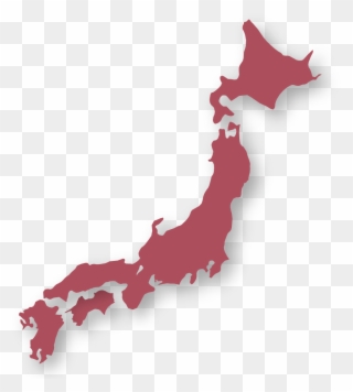Japan - Japan Map Black And White Clipart
