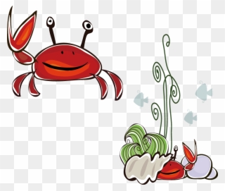 Seafood Clipart Cancer - Crab - Png Download
