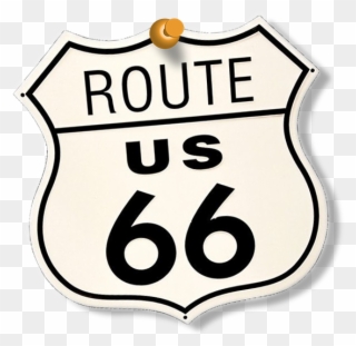 Picture - Route 66 Sign Clipart