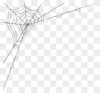 Spider Web Corner Png Clip Art Image - Spider Web Corner Png Transparent Png