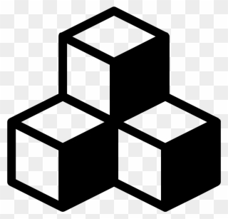 Ice Cube Icon Png - Three Cubes Clipart