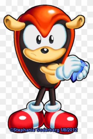 Sonic The Hedgehog - Classic Mighty The Armadillo Clipart