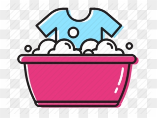Icons Clipart Laundry - Hand Wash Clothes Icon - Png Download