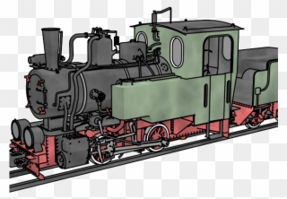 Locomotive Clipart Model Train - Locomotive - Png Download