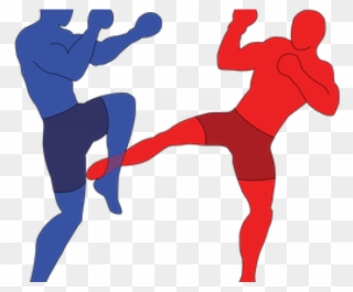 Boxer Clipart Kick Boxing - Low Kick Png Transparent Png